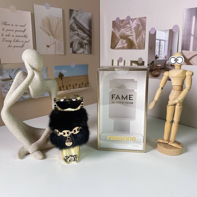 高端品质 帕高名誉定制80Ml Rabanne Fame Couture, 品牌：帕高 属性：女香 香调：花香东方调 前调：焚香 中调：鸢尾花 后调：香草