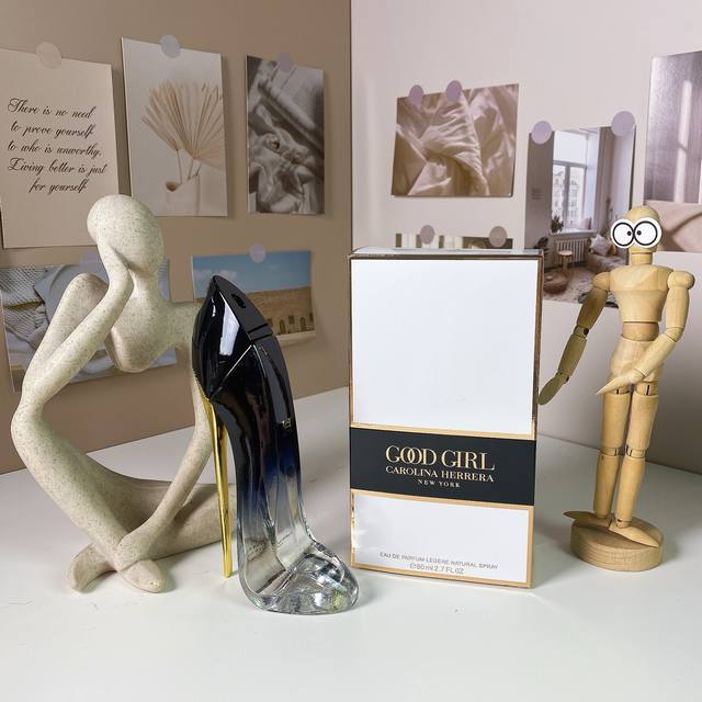 高端品质 卡罗琳娜高跟鞋好女孩轻盈版80Ml Carolina Herrera Good Girl LéGèRe, 2018 品牌：赫芮亚 调香师：Louise