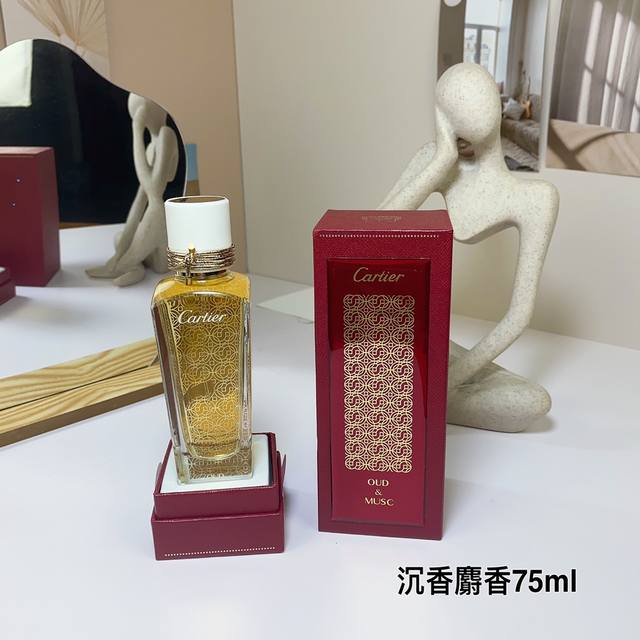 高品质 卡地亚沉香麝香香精版香水75Ml 香调：东方调 气味：沉香 乌木 麝香 属性：中性香