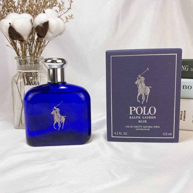 专柜品质 专柜Polo Blue保罗Ralph Lauren拉尔夫劳伦蓝色马球男士香水125Ml，继1978年 Ralph Lauren推出让全球男性脍炙人口的