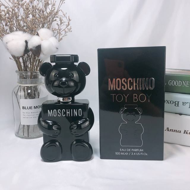专柜品质 Moschino梦仙奴 Toy Boy黑色泰迪熊男士香水 Ml