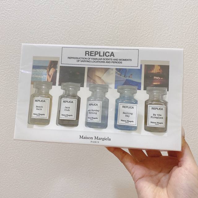 专柜品质 马丁马吉拉小样香水5件套 这香水小样绝了，对好看的瓶子毫无抵抗力，慵懒周日好闻，比起买那一大瓶，还不如买这小样，全是热门味道，超级超级想入 Maiso