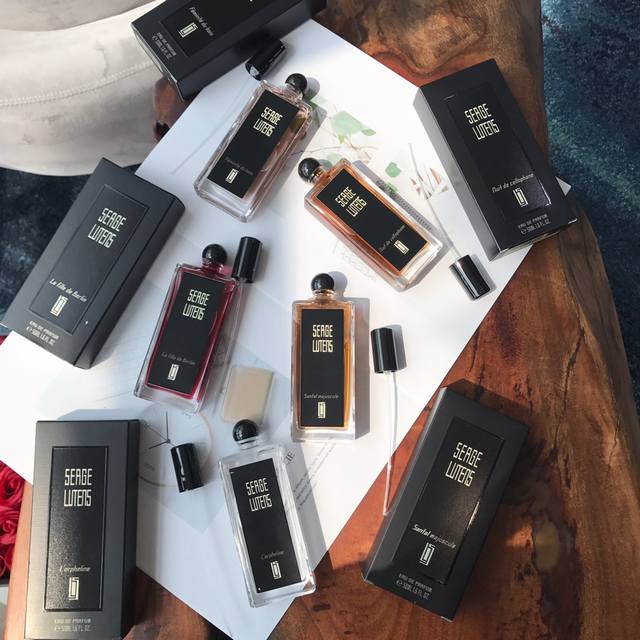 专柜品质 Serge Lutens芦丹氏 五款沙龙香水 1柏林少女 2孤儿怨 孤女 3八月夜桂花 玻璃纸之夜 4林之妩媚 5大写檀香 沙龙香水最热门的除了祖马龙