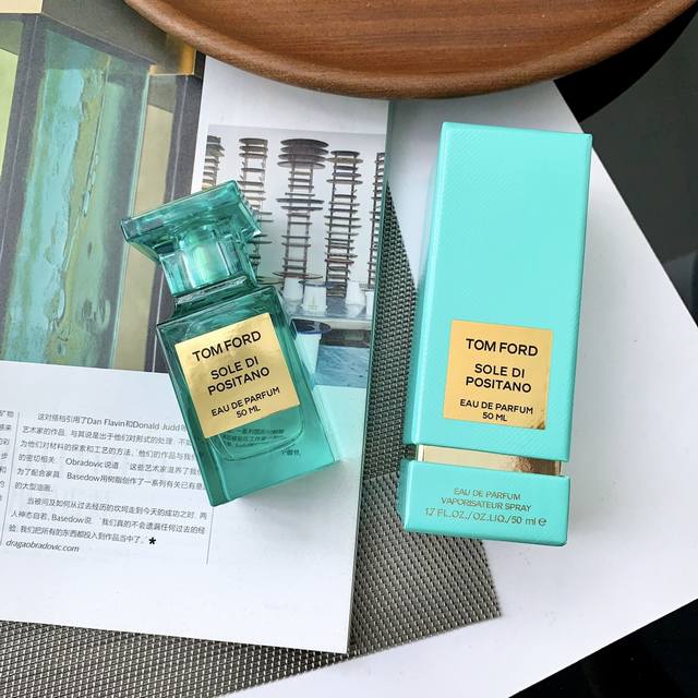 专柜品质 Tf汤姆 福特绝秘阳光 50Ml，Tom Ford Sole Di Positano 2017 绝秘阳光香水 调和意大利佛手、苦橙叶、柠檬与柑橘的沁润