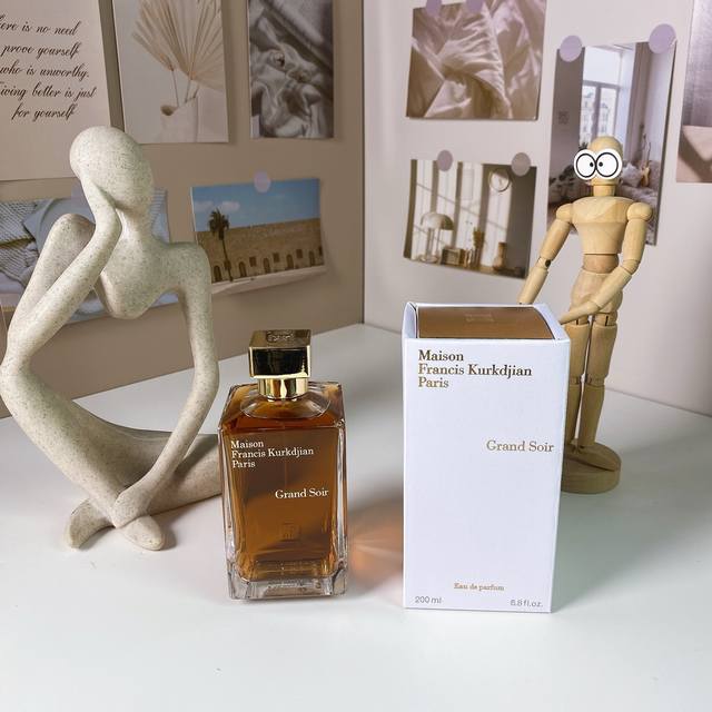 高端品质 库尔吉安巴黎夜色200Ml Maison Francis Kurkdjian Grand Soir, 2016 品牌：梵诗柯香 调香师：Francis