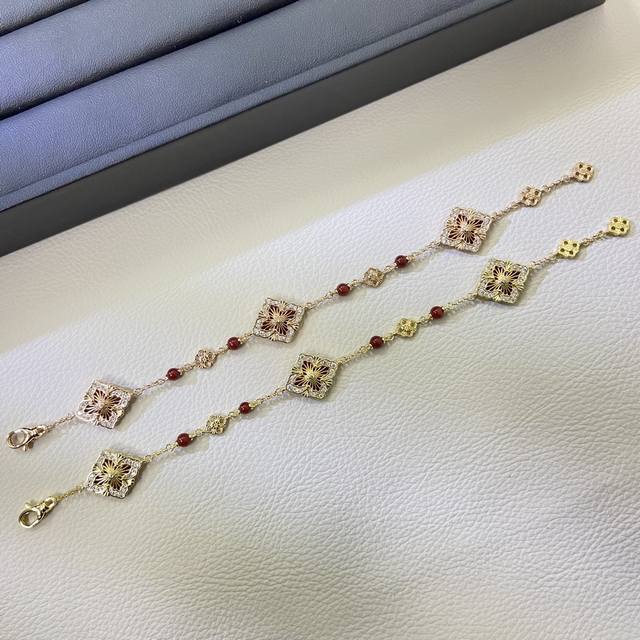 布契拉提手链 新品三花手链 P