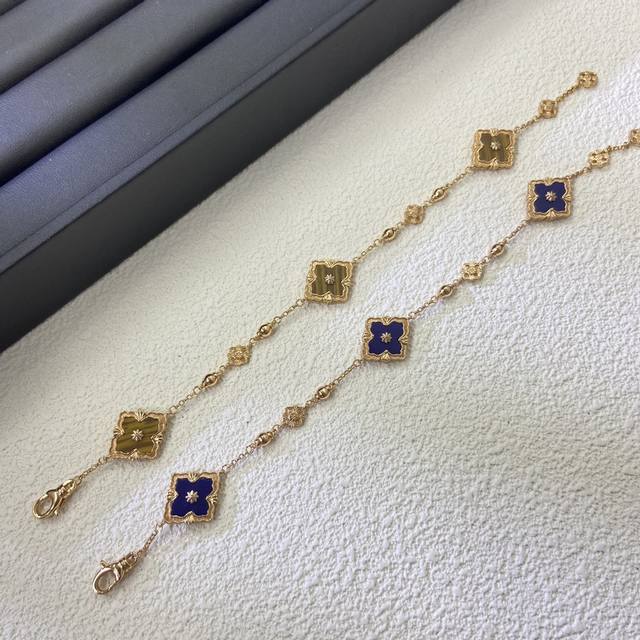 布契拉提手链 新品三花手链 虎石 青金石 P