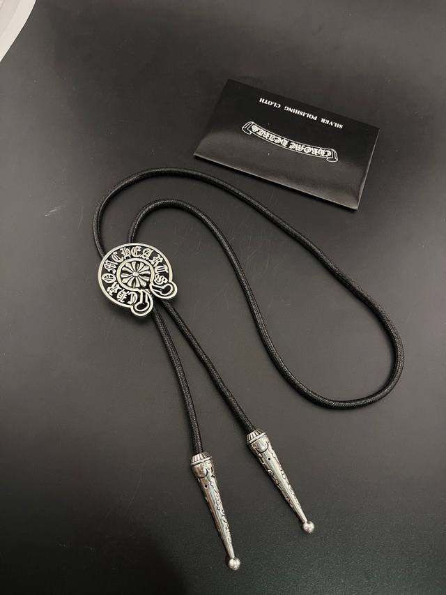 克罗心新款波洛设计皮绳领带潮流高级男女款搭配！！！