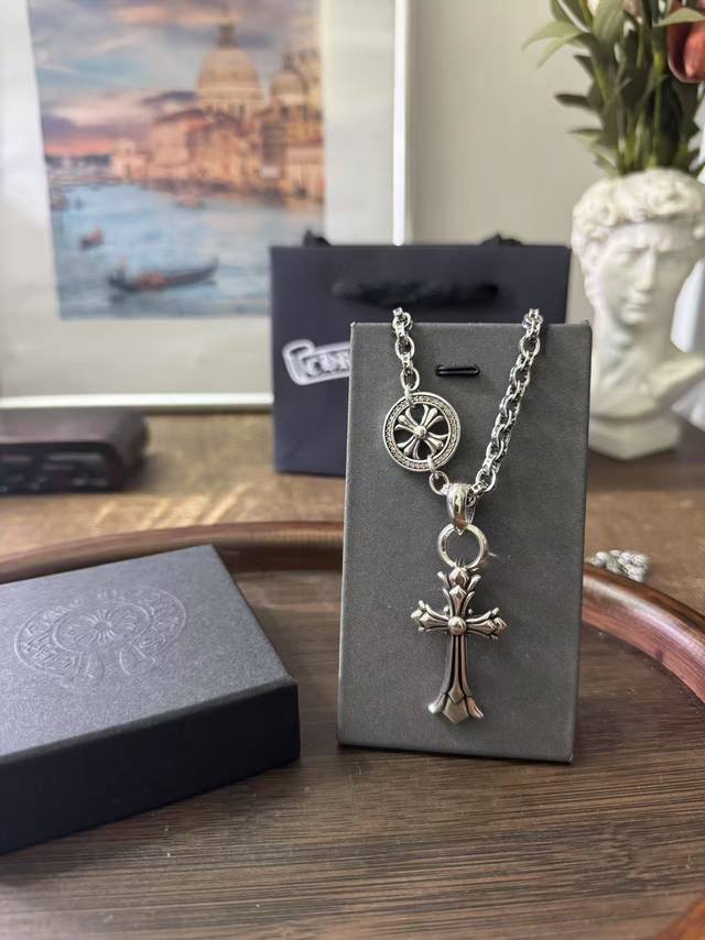Chrome Hearts 专柜新款2025 原版一比一 男女同款 克罗心项链