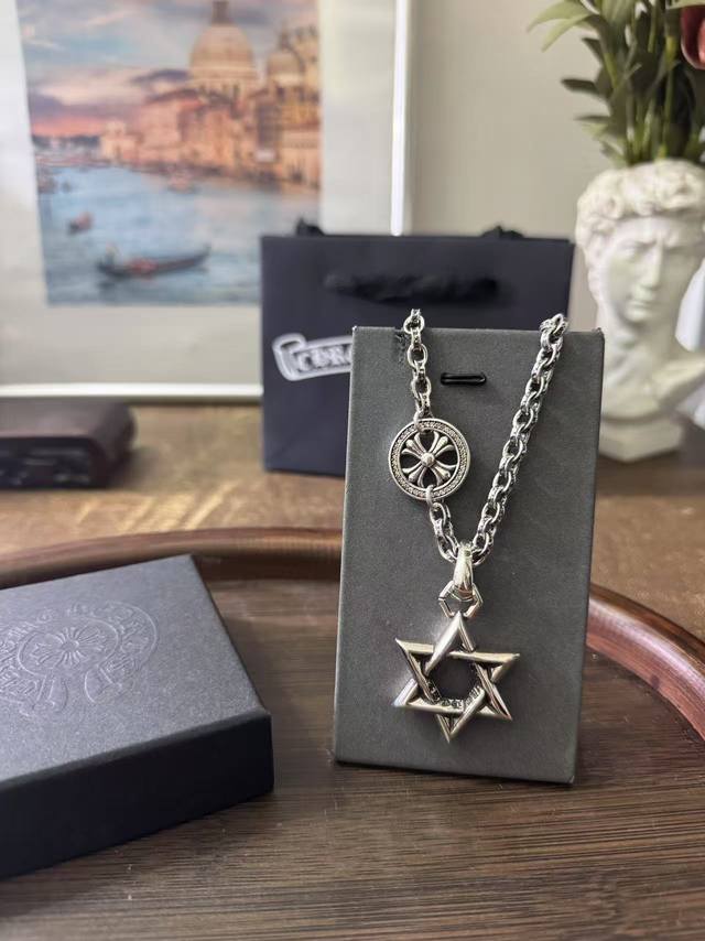 Chrome Hearts 专柜新款2025 原版一比一 男女同款 克罗心项链