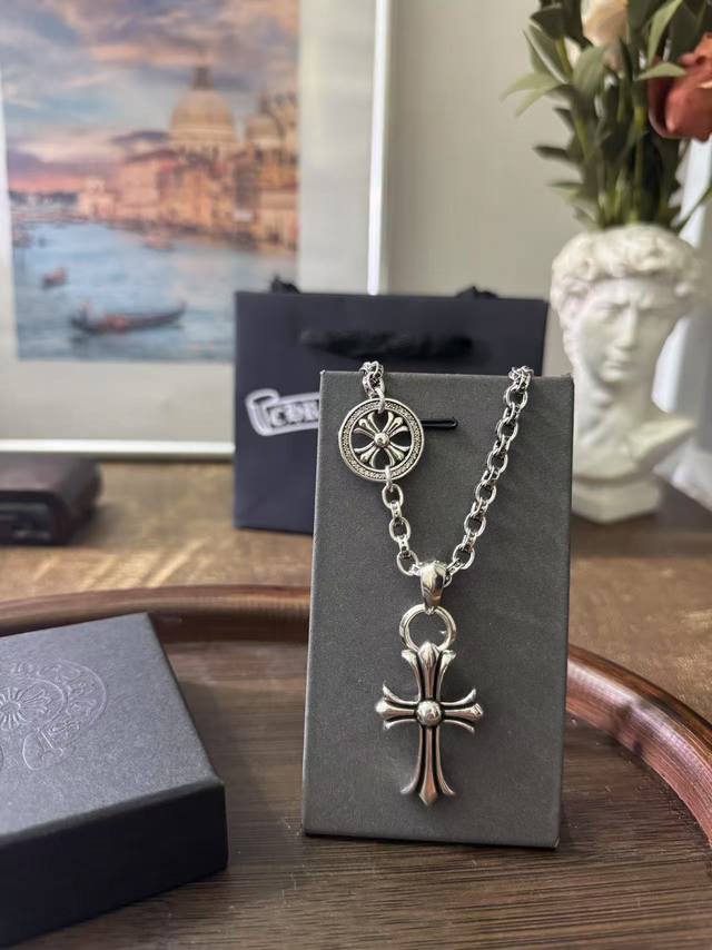 Chrome Hearts 专柜新款2025 原版一比一 男女同款 克罗心项链