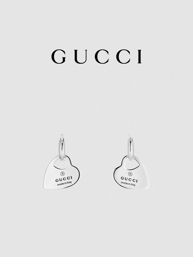 七夕礼物]Gucci古驰Trademark系列饰吊坠环形耳环