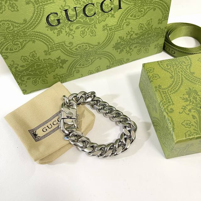 Gucci古驰 爆款 双G吊牌手链颈链欧美时尚个性 气质百搭