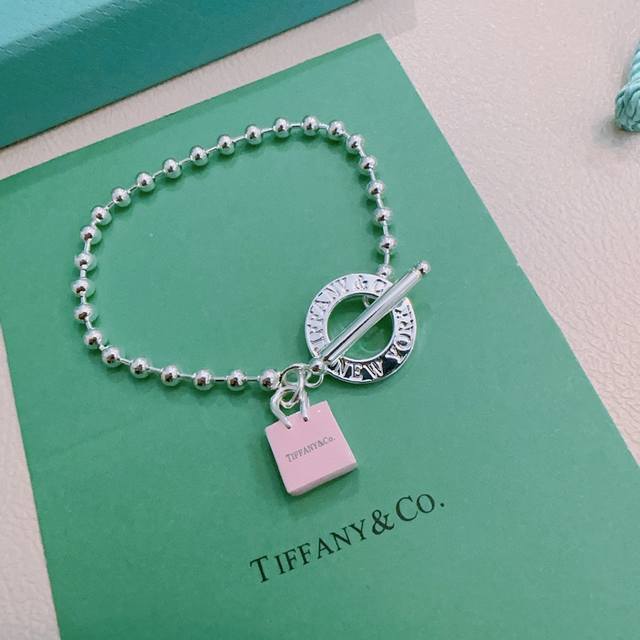 蒂芙尼手链 Tiffny&Co. 专柜精工银版本手链 明星同款 复古做旧风 原版复刻 纯手工打造 ～正品开模潮流时尚必备 男女均可佩戴 情侣款同款 摇滚朋克银风