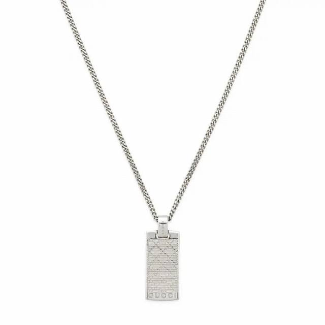 Gucci Diamante系列汲取品牌典藏元素灵感钻石菱格纹项链