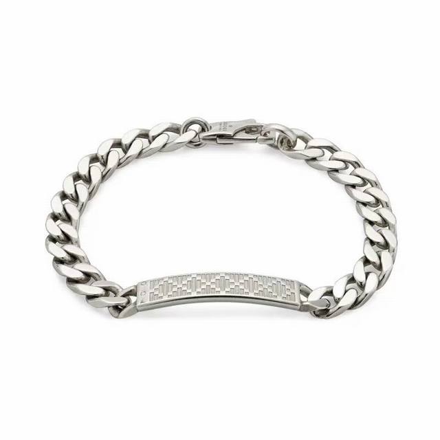 Gucci Diamante系列 Gucci钻石菱格纹手链 尺寸18-20-22