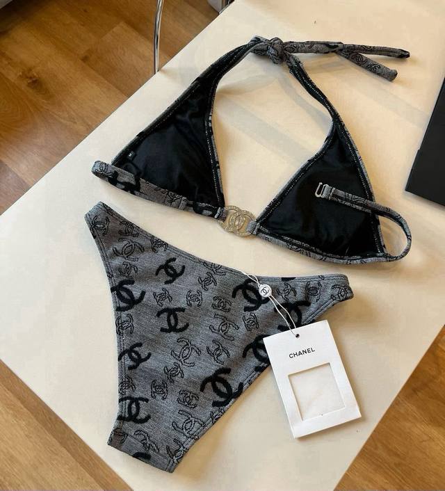 Chanel香奈儿比基尼泳衣 最新面料S M L Xl