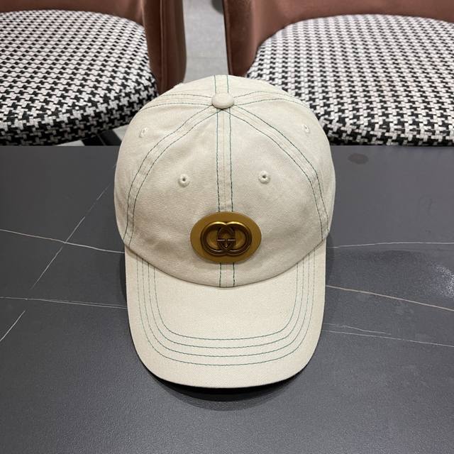 古奇Gucci 新款原单棒球帽， 精致純也格调很有感觉，很酷很时尚，质量超赞