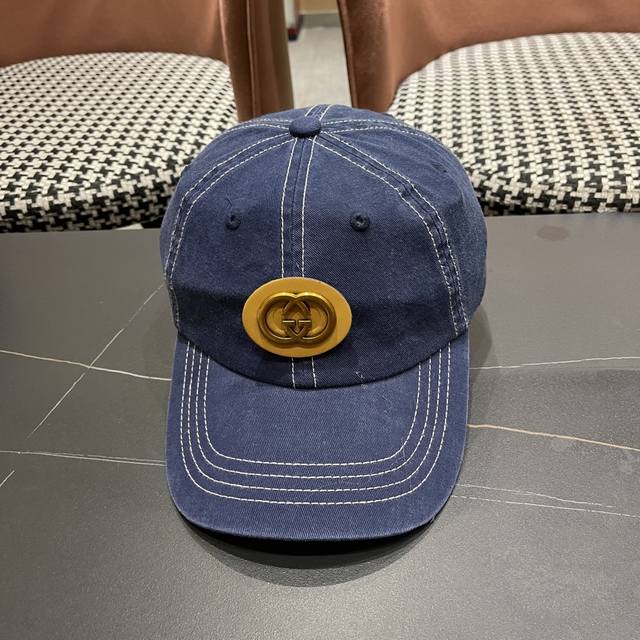 古奇Gucci 新款原单棒球帽， 精致純也格调很有感觉，很酷很时尚，质量超赞