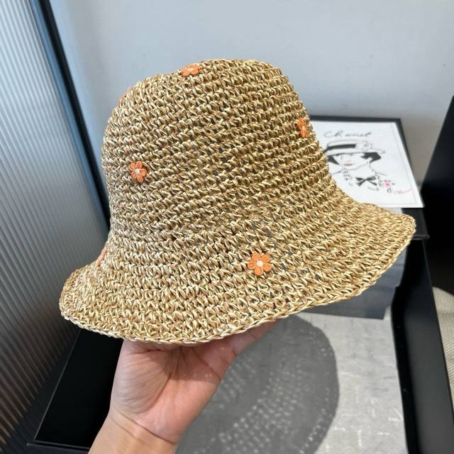 Gucci古奇新款草帽，可折叠