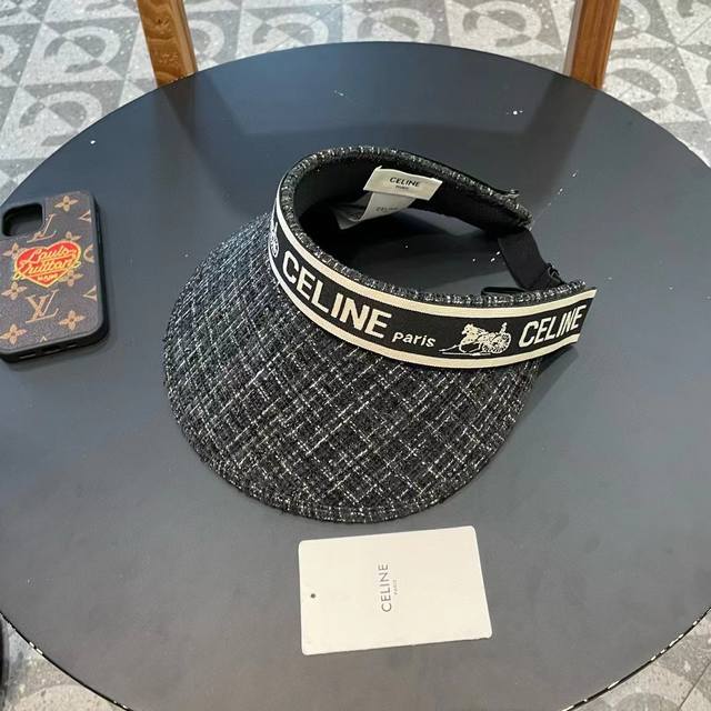 Celine 塞琳春夏超细装饰空顶帽 超空顶系列，颜色妥妥，轻便携带！小仙女人手必备