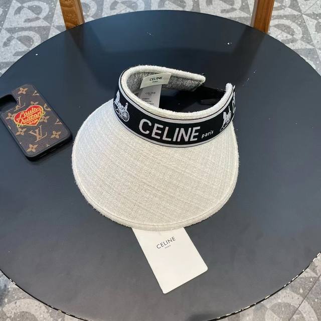 Celine 塞琳春夏超细装饰空顶帽 超空顶系列，颜色妥妥，轻便携带！小仙女人手必备