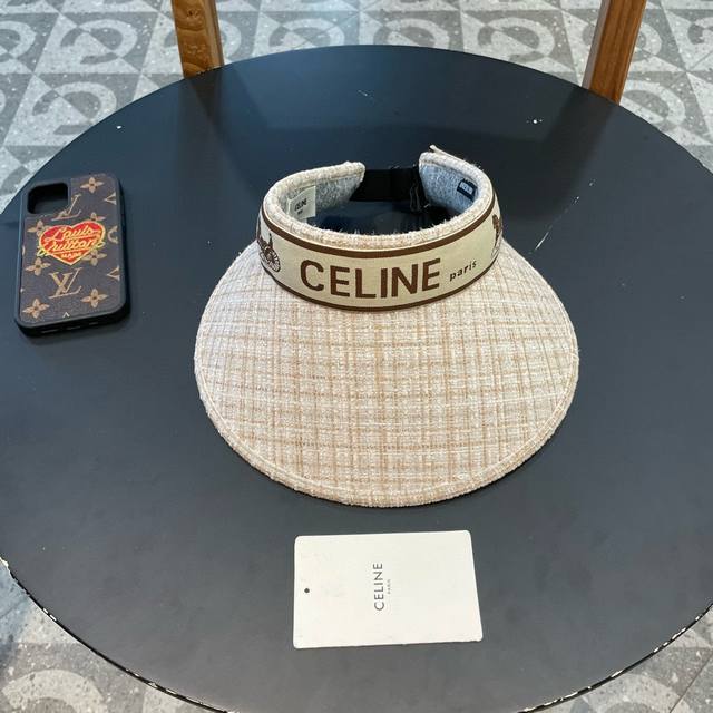 Celine 塞琳春夏超细装饰空顶帽 超空顶系列，颜色妥妥，轻便携带！小仙女人手必备