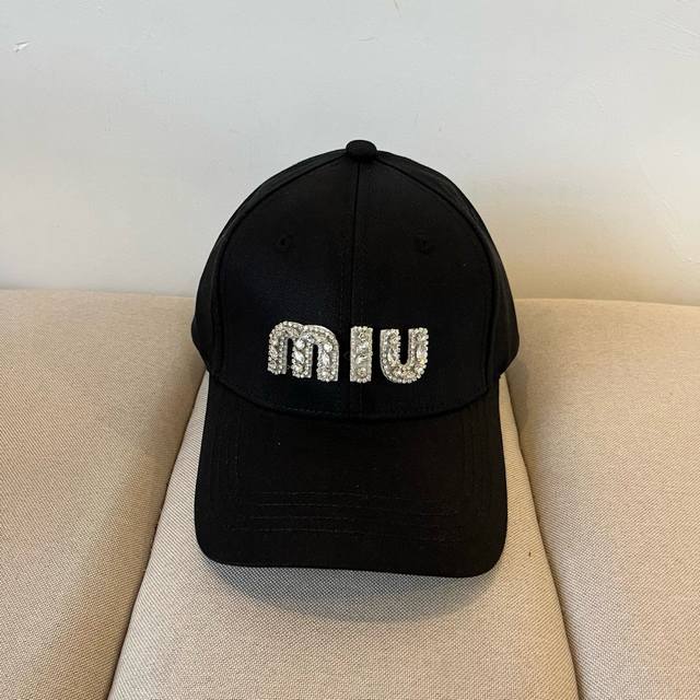 谬谬Miumiu 原单春夏新款棒球帽，正品开模订制，原版做工细致质量超赞！