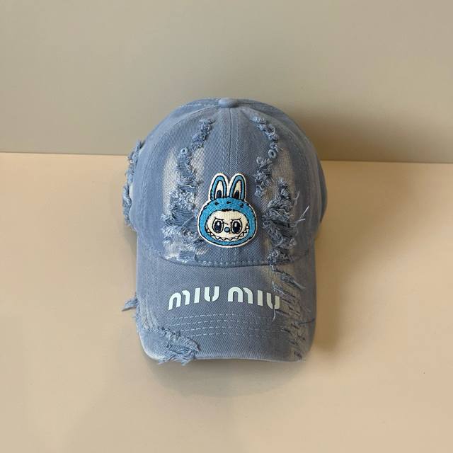 谬谬Miumiu 原单春夏新款棒球帽，正品开模订制，原版做工细致质量超赞！