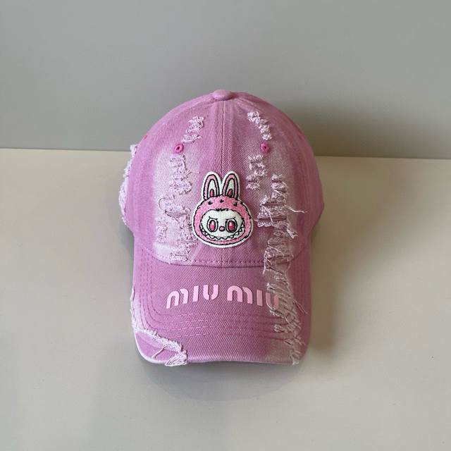 谬谬Miumiu 原单春夏新款棒球帽，正品开模订制，原版做工细致质量超赞！