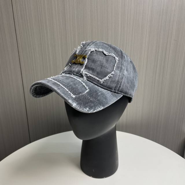 赛琳 Celine 25春款洗水棒球帽 新款棒球帽，出街必备超好搭配，高品质 内标齐全，赶紧入手！