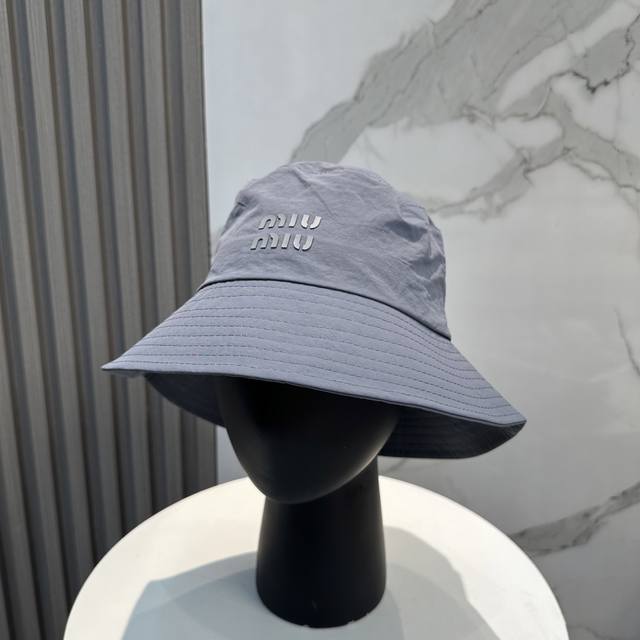 Miumiu缪缪新款速干简约渔夫帽轻盈透气潮流百搭，小红书种草，毒药Get上你们的男朋友，一起Cool