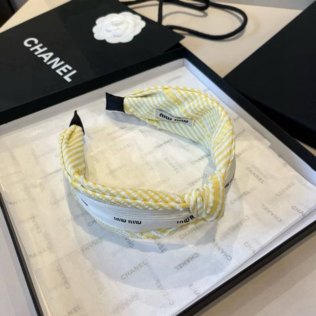 Miumiu缪缪新款发箍