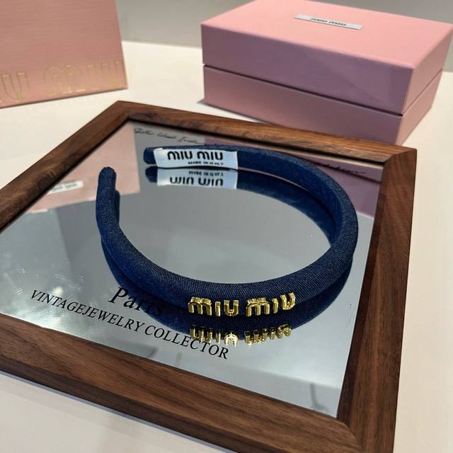 Miumiu缪缪新款发箍