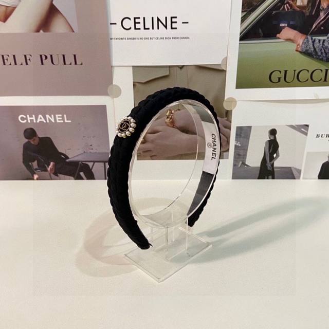 特 配专柜包装Chanel 香奈儿 最新发箍小仙女快入手特殊材质 不嘞头可盐可甜