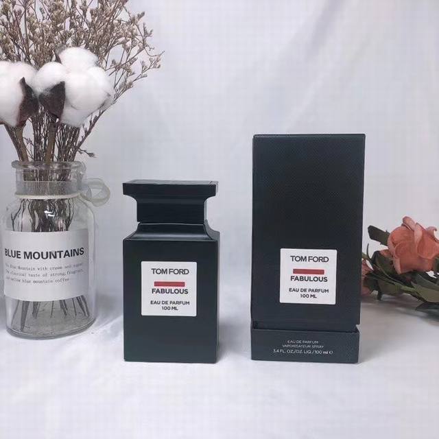 专柜品质红条亚洲版Tom Ford 汤姆福特Tf限量香水Fucking Fabulous法布勒斯 真他妈Tm棒 Ml香调:皮革调属性:中性香分类:Edp 浓香水