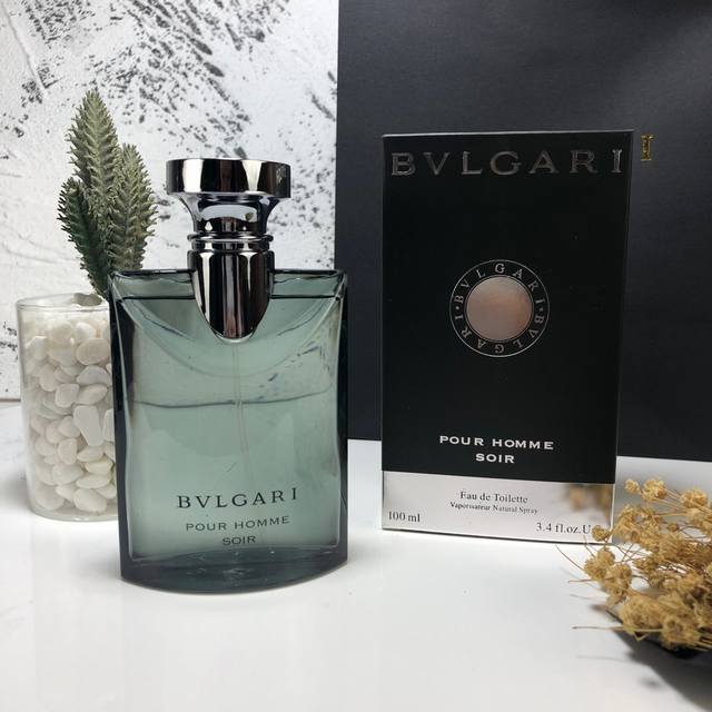专柜品质宝格丽大吉岭茶夜色夜幽岭茶男士香水 Ml，Bvlgari Pour Homme Soir, 2006，香调:木质花香调气味成分:纸莎草琥珀茶叶香柠檬