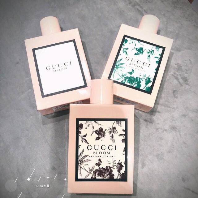 专柜品质Gucci Gucci繁花盛宴系列、斩男香 Ml1，Gucci Bloom 古驰繁花之水 淡香型，繁花盛宴 今年最火的香水之一，以茉莉作为基调，刚喷出来