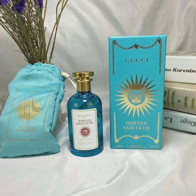 专柜品质Gucci Hortius Sanitatis Mlhortius Sanitatis是一款木质香型香料调的中性香水，带有香根草，纸莎草，雪松和生姜的香
