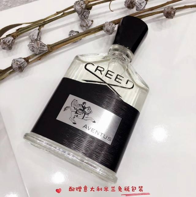 专柜品质Creed 信仰香水克雷德Aventus奢华拿破仑之水男士 Ml，香调：果香甘苔调前调：香柠檬 黑加仑 菠萝 苹果中调：桦木 广藿香 玫瑰 茉莉后调：麝
