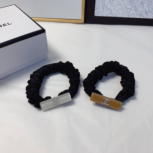 Chanel小香Chanel发圈新款Logo皮筋发圈大肠圈气质百搭小仙女必入单品 宝藏款 闭眼入推荐款 单个