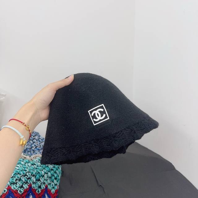 Chanel 甜美花边羊毛帽 秋冬经典版型 花边小设计 甜妹必入