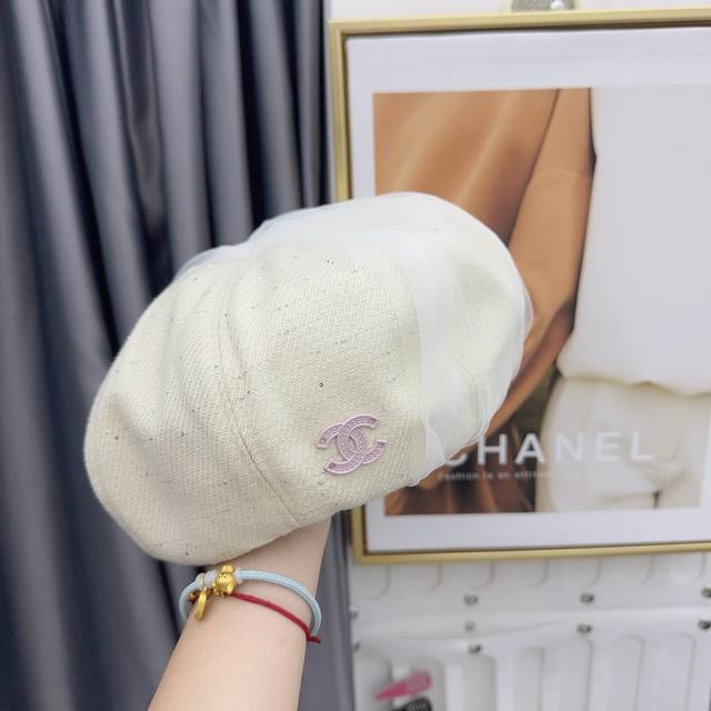Chanel 高级感小香风 爆款贝雷帽现货到