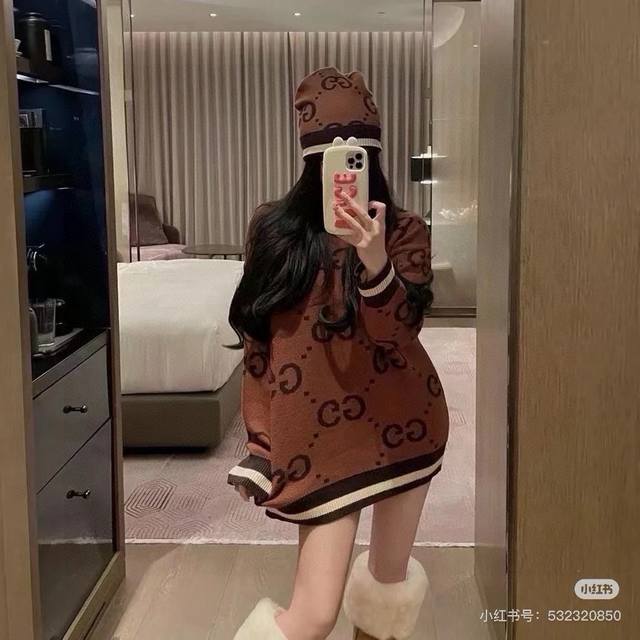 Gucci古奇新款针织毛线帽，男女通用