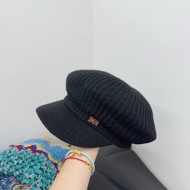 Dior 秋冬新款羊毛鸭舌帽