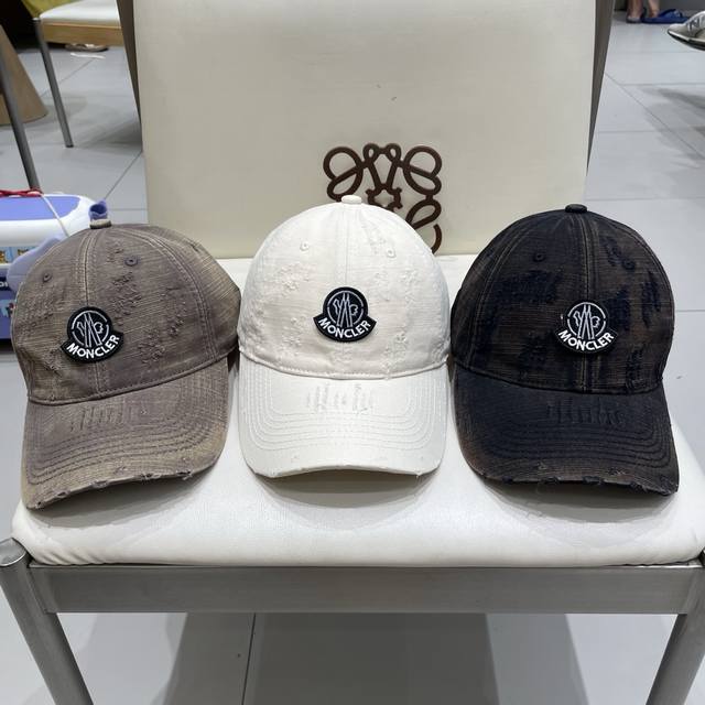 蒙口Moncler秋款新款棒球帽，时尚炸街单品，风格很Ok，网红.时尚博主的最爱！高品质舒适透气，凹造型很好看