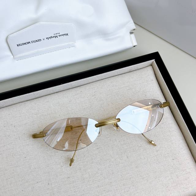 Zp开模 纯钛Titanium Maison Margiela X Gentle Monster Mod：Mm217 Size：56口20-143