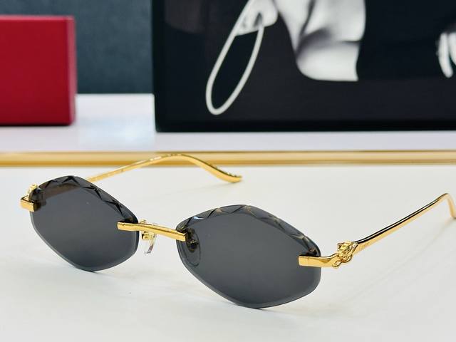 原版Cartie* 卡家 官网经典款 太阳镜 Ct0732S Size：58口18-137 电镀工艺精湛大牌品 Xl戴起来气质十足！
