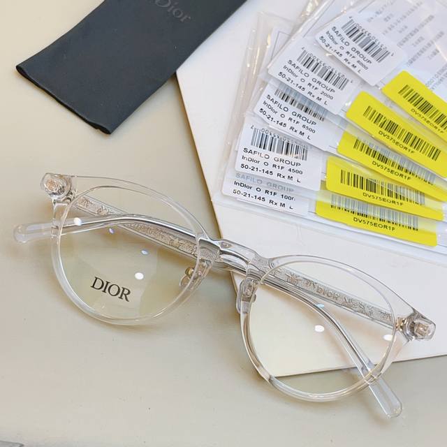 Dio* 迪*奥新款光学架， Mod：Indior O R1F，Size：50口21-145