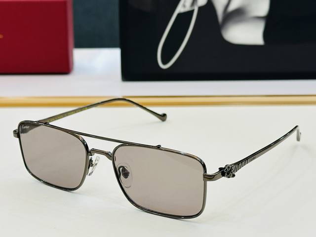 原版Cartie* 卡家 太阳镜 Ct01593Lo Size：57口9-142 电镀工艺精湛大牌品 K戴起来气质十足